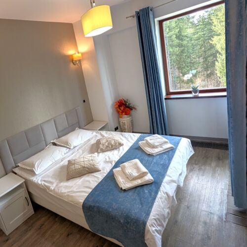 Apartament deluxe cu vedere spre munte pentru 4 pers. (se inchirieaza doar integral)