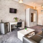 1-Zimmer-Suite für 2 Personen Obergeschoss mit Aussicht auf das Meer