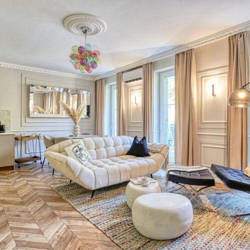 Apartament 4-osobowy Exclusive z widokiem na rzekę z 2 pomieszczeniami sypialnianymi