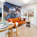 Apartament 4-osobowy z balkonem z prysznicem z 2 pomieszczeniami sypialnianymi