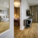 Apartament 4-osobowy na parterze Deluxe z 2 pomieszczeniami sypialnianymi