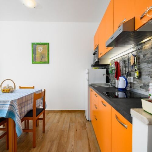 Apartament la parter a cu 2 camere pentru 3 pers.
