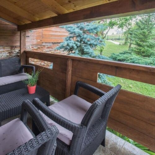 Apartament 2-osobowy z klimatyzacją na parterze z 1 pomieszczeniem sypialnianym