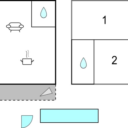 Domek letniskowy 4-osobowy 
