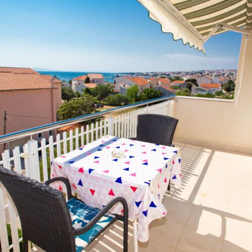 Apartament 2-osobowy z klimatyzacją z widokiem na morze z 1 pomieszczeniem sypialnianym