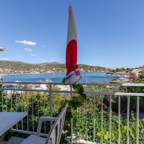 Sea View 2-Room Air Conditioned Apartment for 3 Persons