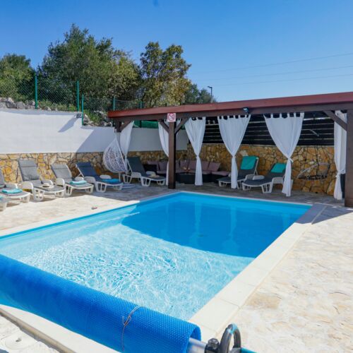 Sea View 1-Room Air Conditioned Apartment for 4 Persons A-23257-d