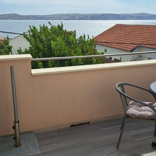 Apartament 5-osobowy z klimatyzacją z widokiem na morze z 1 pomieszczeniem sypialnianym AS-23603-a