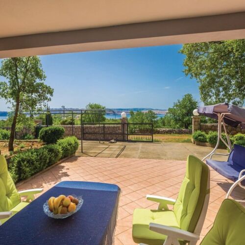 Apartament 4-osobowy z klimatyzacją z widokiem na morze z 1 pomieszczeniem sypialnianym