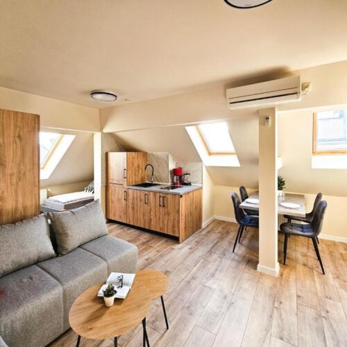 Studio Apartman s vlastní kuchyňkou pro 4 os. s 1 ložnicí