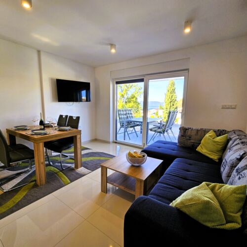2-Room Balcony Air Conditioned Apartment for 4 Persons