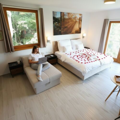 Mountain View Upstairs Triple Room