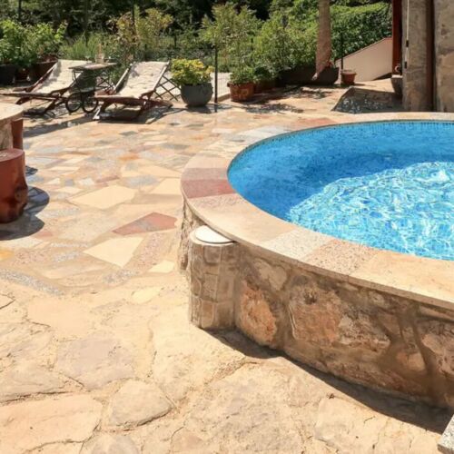 Erdgeschosses Ferienhaus mit Klimaanlage