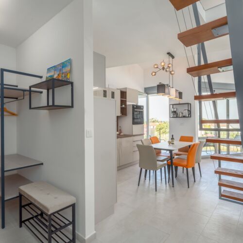 2-Zimmer-Apartment für 4 Personen mit Klimaanlage und Aussicht auf das Meer