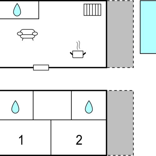 Domek letniskowy 4-osobowy 