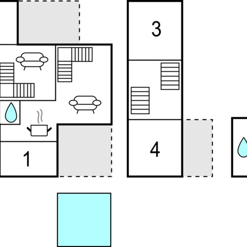 Domek letniskowy 10-osobowy 