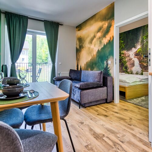 Apartament 4-osobowy z 2 pomieszczeniami sypialnianymi