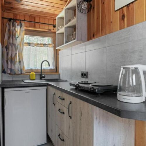 Domek drewniany 4-osobowy z tarasem