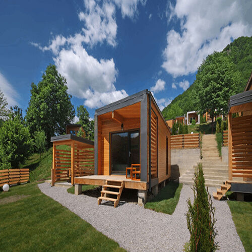 Bungalow (jako celek) s manželskou postelí