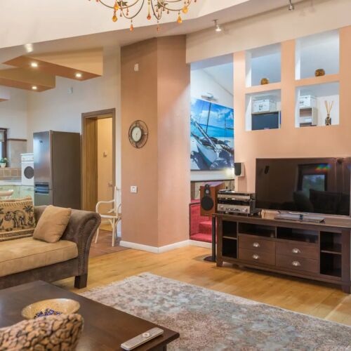 Apartament 6-osobowy na poddaszu Exclusive z 3 pomieszczeniami sypialnianymi