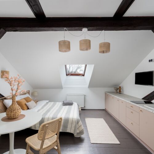 Apartament 2-osobowy King z 1 pomieszczeniem sypialnianym