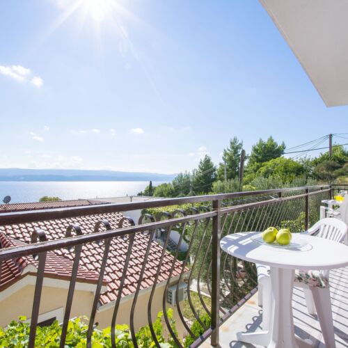 3-Zimmer-Apartment für 6 Personen mit Klimaanlage und Aussicht auf das Meer