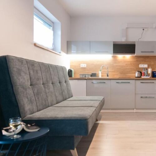 Apartament 4-osobowy na piętrze z 1 pomieszczeniem sypialnianym
