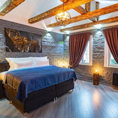 Superior Apartman s manželskou postelí s 1 ložnicí na poschodí (s možností přistýlky)