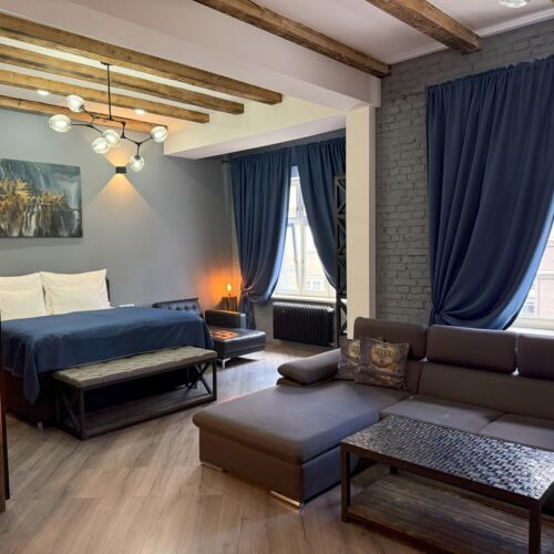 Privilege Apartman s manželskou postelí s 1 ložnicí na poschodí (s možností přistýlky)