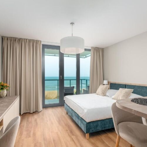 Apartament 2-osobowy z widokiem na morze z 1 pomieszczeniem sypialnianym