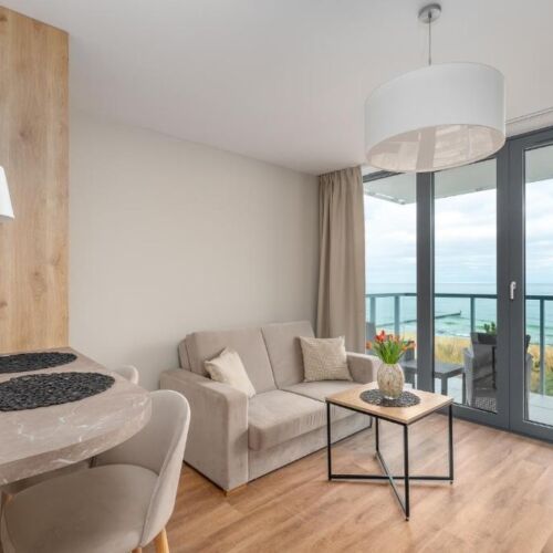 Apartament 2-osobowy z widokiem na morze z 1 pomieszczeniem sypialnianym