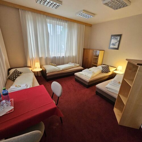 Quadruple Room with Shower and Shared Kitchenette