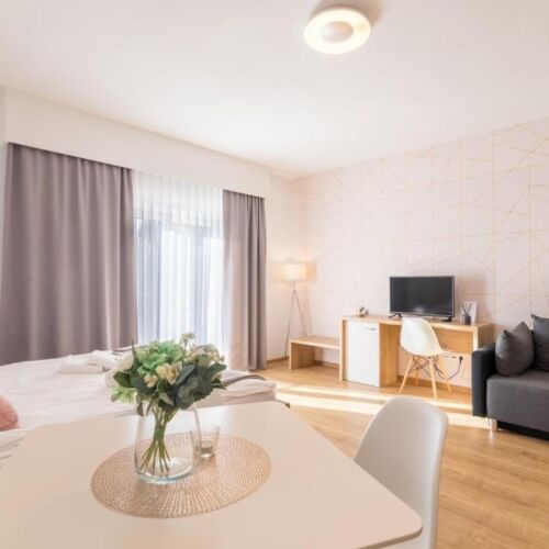 Apartament 3-osobowy Economy połączone z 1 pomieszczeniem sypialnianym