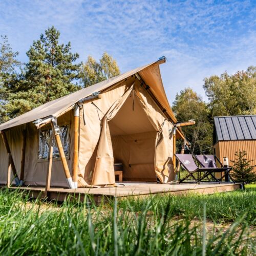 Domek drewniany 2-osobowy 