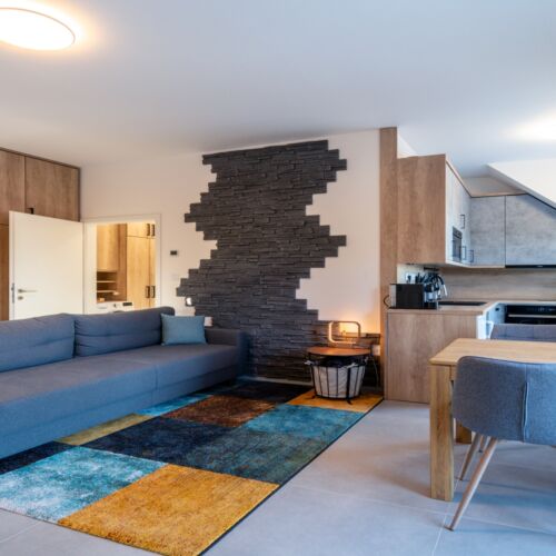 Deluxe Apartman pro 6 os. se 2 ložnicemi s výhledem na hory