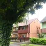 Kertre néző emeleti 2 fős apartman 1 hálótérrel