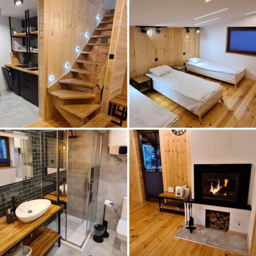 Domek całoroczny 7-osobowy Family z widokiem na las (możliwa dostawka)