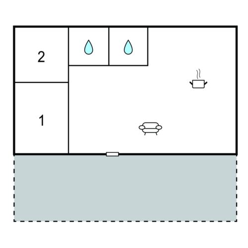 Domek całoroczny 4-osobowy 