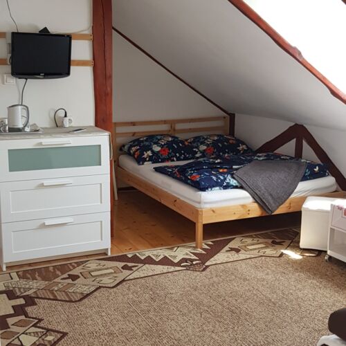 Camera tripla family cu vedere spre pădure (se poate solicita pat suplimentar)