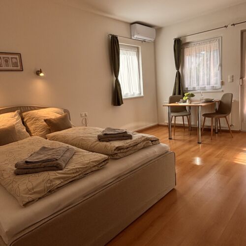 1-Room Balcony Air Conditioned Apartment for 2 Persons