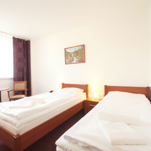 Camera twin lCD TV cu duș