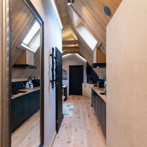 Apartament 5-osobowy na poddaszu Premium z 2 pomieszczeniami sypialnianymi