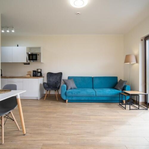 Apartament 3-osobowy z tarasem z 2 pomieszczeniami sypialnianymi