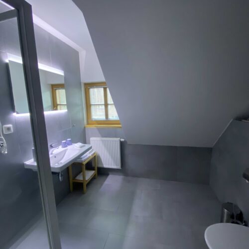 Camera cvadrupla cu duș