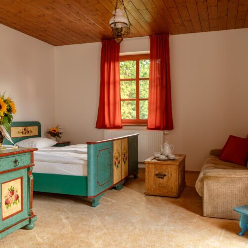 Pokój 2-osobowy z balkonem z widokiem na ogród (możliwa dostawka)