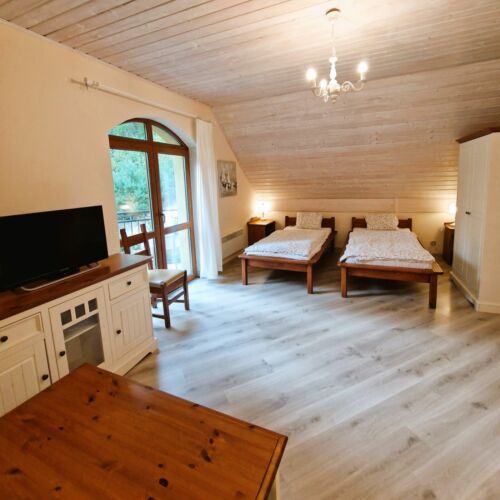 Apartament 4-osobowy z 1 pomieszczeniem sypialnianym