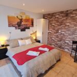 Udvarra néző földszintes 2 fős apartman