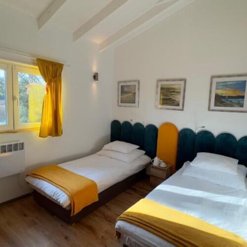 Domek letniskowy 4-osobowy Przyjazny podróżom rodzinnym z widokiem na ogród