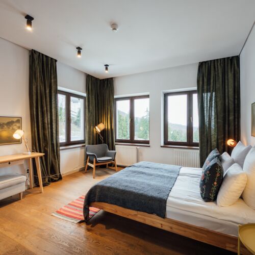 Apartament cu vedere spre pădure vila Panorama 1 cu 4 camere pentru 7 pers.