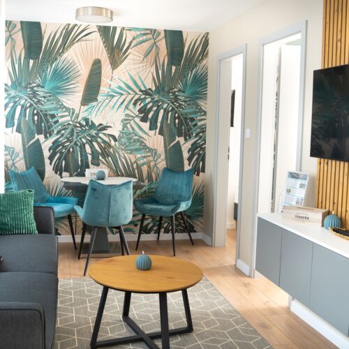 Tourist Upstairs 2-Room Apartment for 3 Persons (extra bed available)